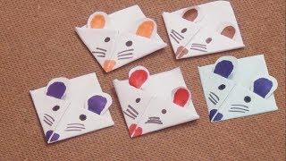 How to make mice corner Book marks By Paper - paper crafts - Corner Bookmark - great paper art