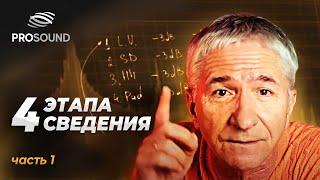 ЧЕТЫРЕ ЭТАПА СВЕДЕНИЯ | СВЕДЕНИЕ МУЗЫКИ | Ч.1