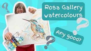 How good are Rosa Gallery watercolour pans?