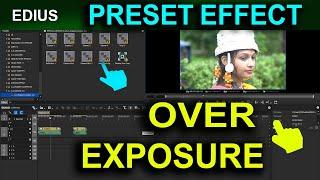 One click solution to overexposure problem in edius ||color grading || Soft Tech-I