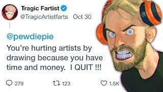 How Pewdiepie’s Drawings Made Half The Art Community Quit