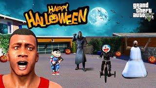 Franklin and Shinchan Celebrate Halloween in GTA 5