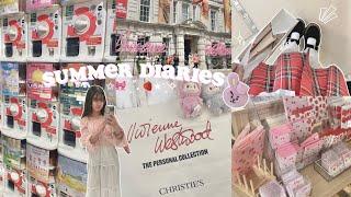 SUMMER DIARIES ⋆⭒˚.⋆; vivienne westwood exhibition, summer break, miniso shopping, exploring camden