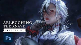 Arlecchino | The Knave【Speed Painting】