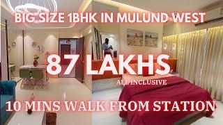 Big Size 1BHK | Mulund West | 10 mins walk from Station | Possession Dec 2024 | With Balcony