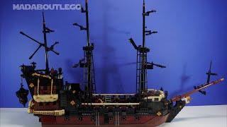 Medieval Pirate Ghost Ship Building Blocks MOC