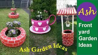 Ash Garden ideas | plastic bottle garden ideas | landscaping ideas| Garden Decoration ideas |#garden