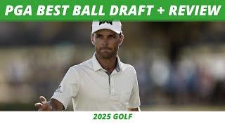 2025 PGA Best Ball Draft + Lineup Review and Mistakes | 2025 PGA Underdog Rankings