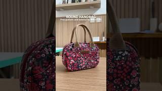 Round bag tutorial #freepattern #bagmaking #bagmakingtutorial