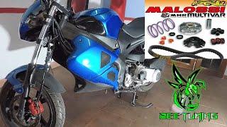 Modifica VARIADOR y EMBRAGUE | transmisión MALOSSI | Gilera DNA 180  ( Mas Potencia  Trucar Moto )