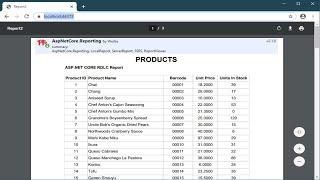 How to create RDLC Report in ASP.NET Core | FoxLearn