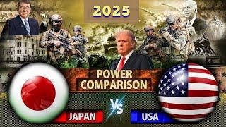 USA vs Japan military and weapons comparison 2025 || GT FACTS