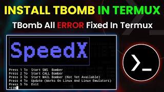 How to Install Call and SMS Bomber in Android with Termux