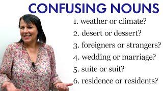 12 Confusing English Nouns