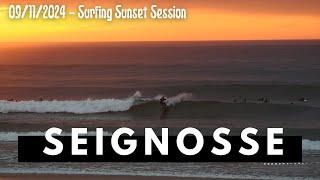 Sunset Surfing with Skilled Riders - 09/11/2024  #surfingwaves #waves #surf #raw #ocean