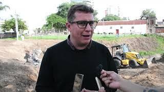 La Municipalidad de Corrientes avanza con las obras de renovación en el parque Mitre