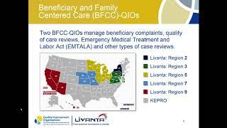 Livanta:  BFCC QIO Appeals, Quality of Care Complaints and Provider Responsibilities