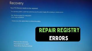 How To Fix Registry Errors in Windows 11