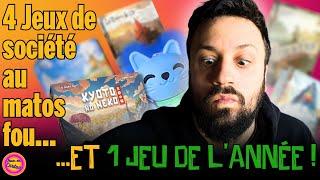 J'ai testé 5 nouveaux jeux de société et voici mon VERDICT | Jeux en Carton