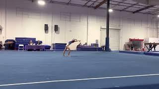 Level 3 floor routine at 2022 Accel Princess Invatational