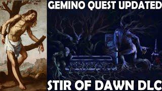 Gemino Quest Updated Stir of dawn dlc, Blasphemous,  Dried flowers bather in tears New location