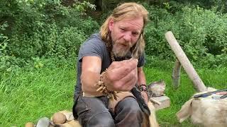 Making a dagger from a stone with. Will Lord