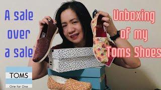 TOMS Shoe Haul//Unboxing my Toms Shoes// A sale over a Sale