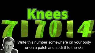 Knees - Grabovoi code for knees