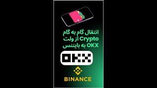 آموزش ارسال ارز دیجیتال از کیف پول OKX به بایننس