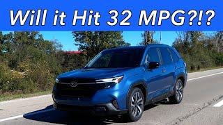 2025 Subaru Forester 2025 Touring Fuel Economy Test! What's the Real MPG?