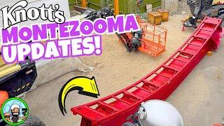 NEW! MonteZOOMA Tracks On Site! | Knott's Berry Farm 2025 Park and Scary Farm Updates + More!