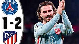 UEFA CHAMPIONS LEAGUE:  PSG vs Atletico Madrid 1- 2 Highlights & All Goals 2024 HD