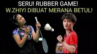  MELANGKAH MAJU NIH!! Gregoria Mariska Tunjung vs Wang Zhiyi. Badminton Bulutangkis