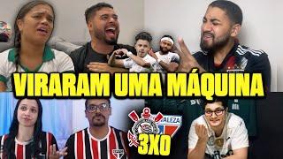 VAMOS RIR?! REAÇÕES DOS RIVAIS INCRÉDULOS COM VITÓRIA DO TIMÃO! REACT CORINTHIANS 3X0 FORTALEZA