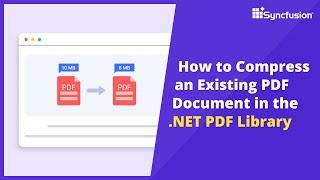 Efficient PDF Compression Using the .NET PDF Library