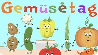 Children's song Eating Vegetables - Veggie Day - BlauBlau Kinderlieder sing along