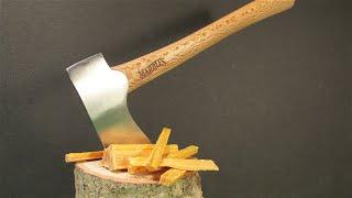 MARBLES MINI AXE MR465 Unbox & Chopping Fire Wood "Tiny Axe"