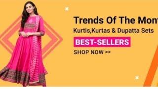 Trends Of The Month Kurtis , Kurtas & Dupatta Sets//B.N.Fashion/