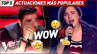 MOST POPULAR PERFORMANCES in La Voz