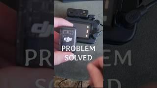 Gopro Hero12 and DJI MicII AUDIO not working?