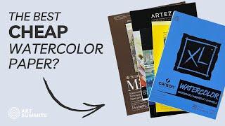 Canson vs. Arteza vs. Strathmore - Comparing Cheap Watercolor Paper