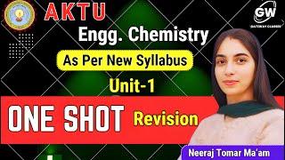 UNIT-1 ONE SHOT  I Engg.Chem I by Neeraj Tomar Ma'am