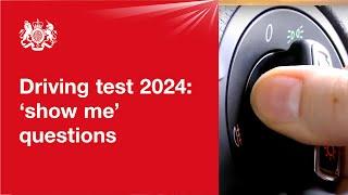 'Show me, tell me': show me questions 2025:  official DVSA guide