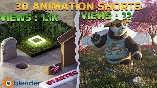 MY FIRST WEEK YOUTUBE  SHORTS PROGRESS : AS A 3D ARTIST-#blender #blender3d #3danimation