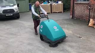 Tennant S8 Sweeper Demonstration