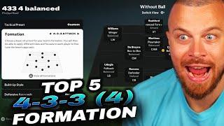 EA FC 25 MOST META FORMATIONS 4-3-3 (4) ATTACK (Best Defense, Best Attack) OP TACTICS & PLAYER ROLES