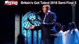 Father Ray Kelly "Go Rest High On That Mountain"  Britain's Got Talent 2018 Semi Finals 5 BGT S12E12