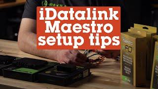 iDatalink Maestro setup tips | Crutchfield