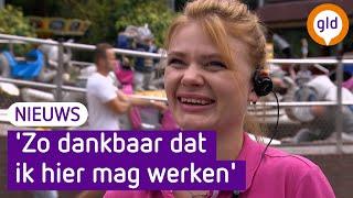 Oekraïners aan het werk in pretpark Julianatoren