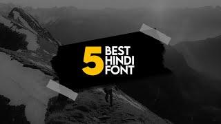 5 best Hindi fontS